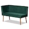 Baxton Studio 47.25 W, 27.75 H, Fabric "100% Polyester", Plywood, MDF, LVL, Wood, Foam, Rubber Wood 214-11962-11961-11961-9305-ZORO - alternate 6